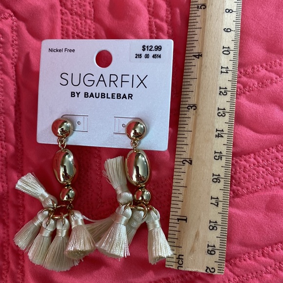 NWT SUGARFIX BY BAUBLEBAR GOLD EARRINGS - Picture 4 of 4